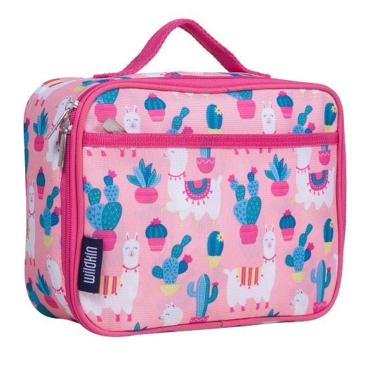 Wildkin Llamas and Cactus Pink Lunch Box - A Fun and Eco-Friendly Choice for Girls
