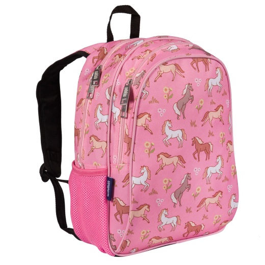 Wild Horses 15 Inch Backpack for Girls