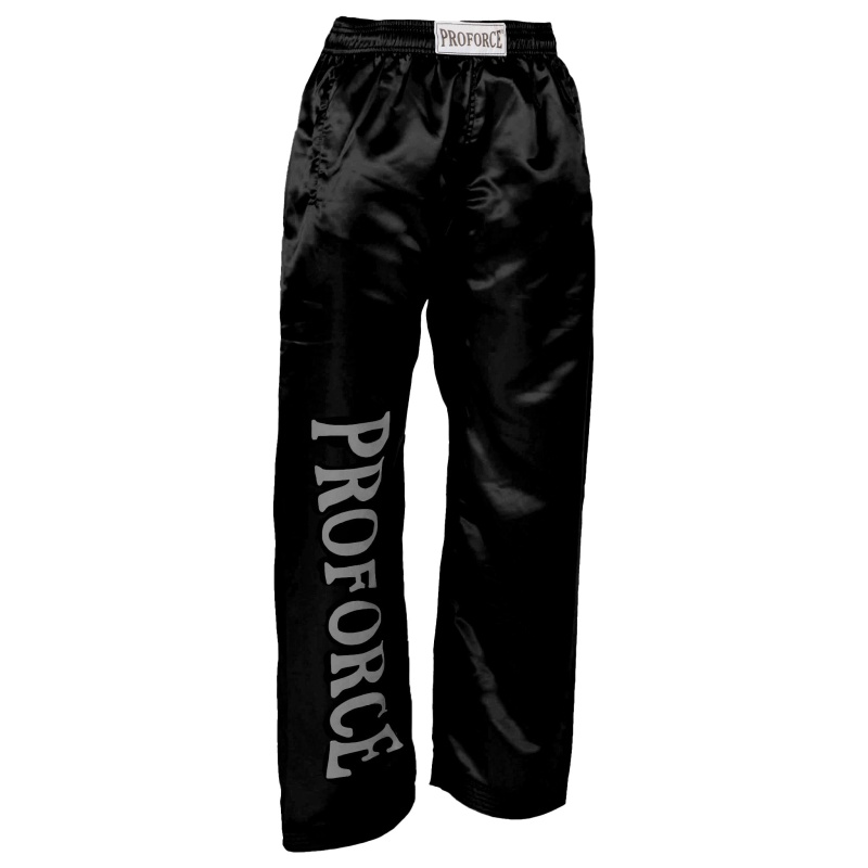 Proforce Sport Black Satin Demo Pants