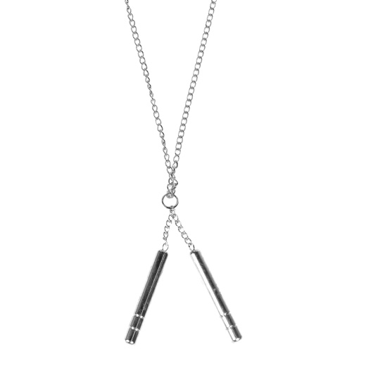 Nunchaku Pendant And Chain