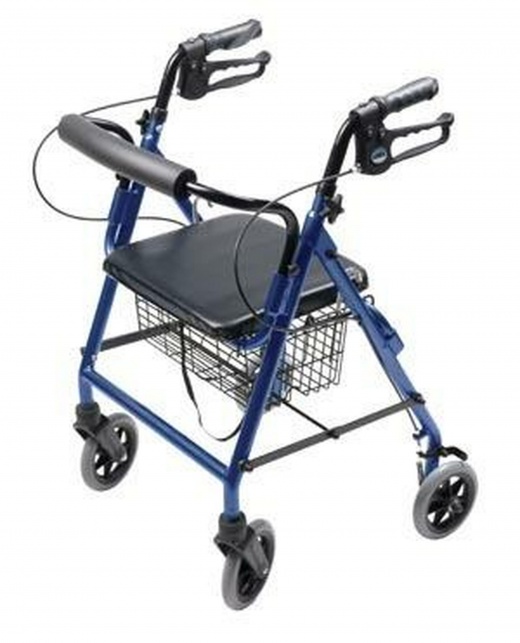 Lumex Rj4302b Walkabout Hemi Four-Wheel Rollator