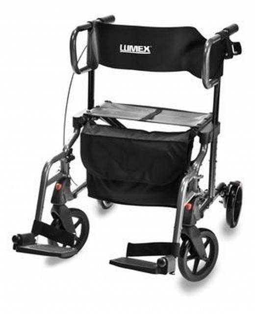 Lumex Lx1000t Hybridlx Rollator Transport Chair