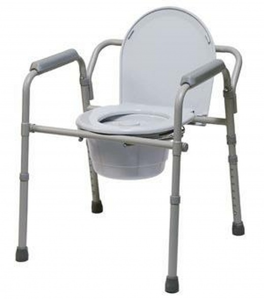 Lumex 7108A Three-In-One Steel Commode