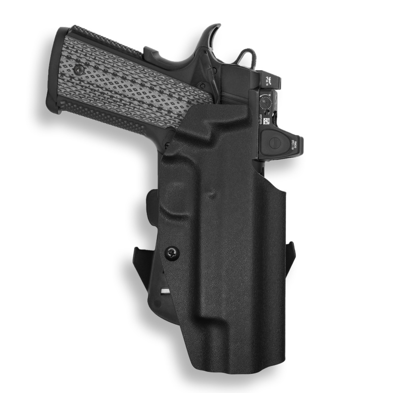 1911 5" Government 45Acp Rail Only Red Dot Optic Cut Owb Holster