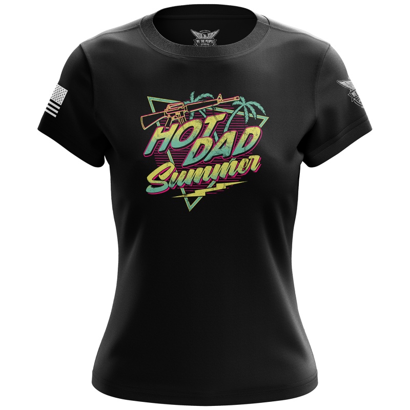 Hot Dad Summer Women's Short Sleeve Shirt