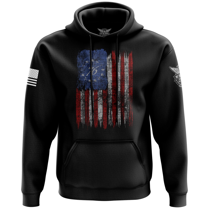 Tattered '76 Flag Hoodie
