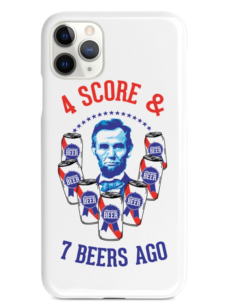 Four Score & 7 Beers Ago - Patriotic Case