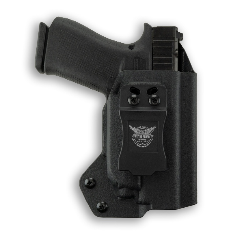 Glock 43X Railed With Crimson Trace Cmr-201 Rail Master Universal Laser Iwb Holster