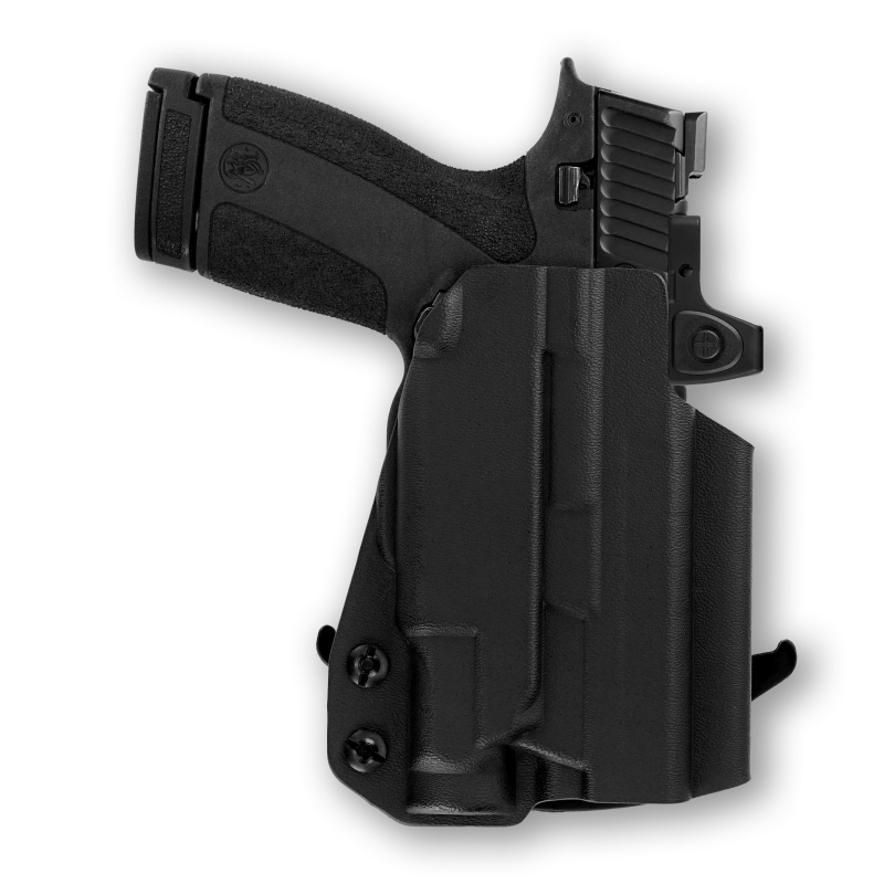 Smith & Wesson M&P Shield X Thumb Safety With Streamlight Tlr-7 Sub Light Red Dot Optic Cut Owb Holster