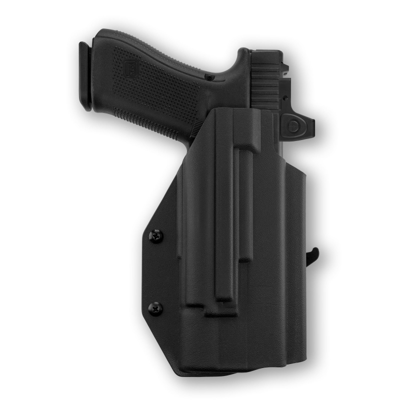 Glock 34 Mos With Surefire X300u-A Light Red Dot Optic Cut Owb Holster