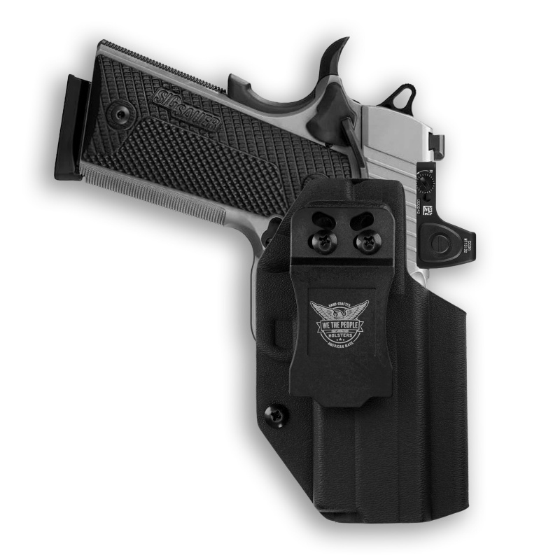 Sig Sauer 1911 3.3" 45Acp Railed Red Dot Optic Cut Iwb Holster