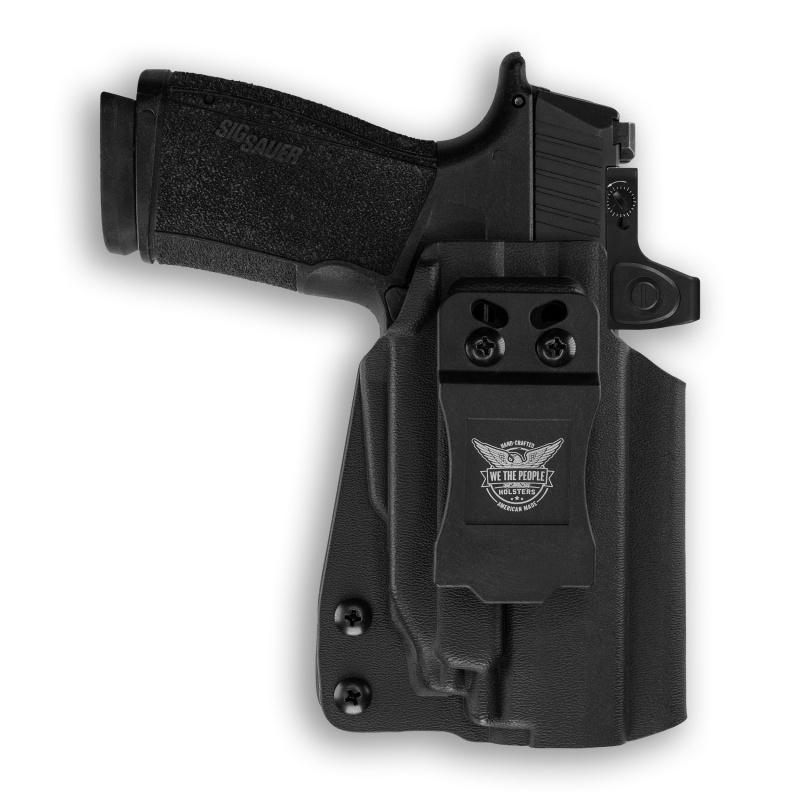 Sig Sauer P365-Xmacro With Crimson Trace Cmr-201 Rail Master Universal Laser Red Dot Optic Cut Iwb Holster