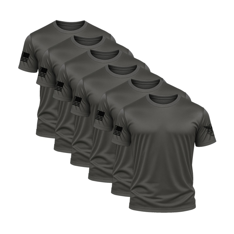 Charcoal Performance Shirt Bundle (6 Pack)