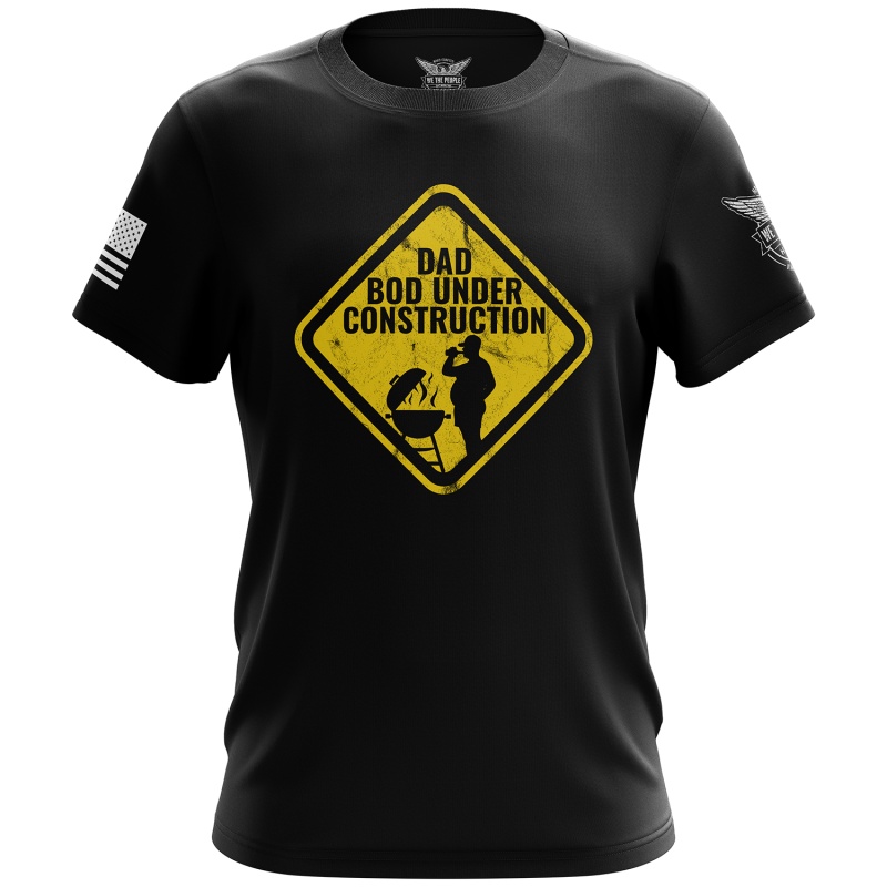 Dad Bod Under Construction Short Sleeve Shirt