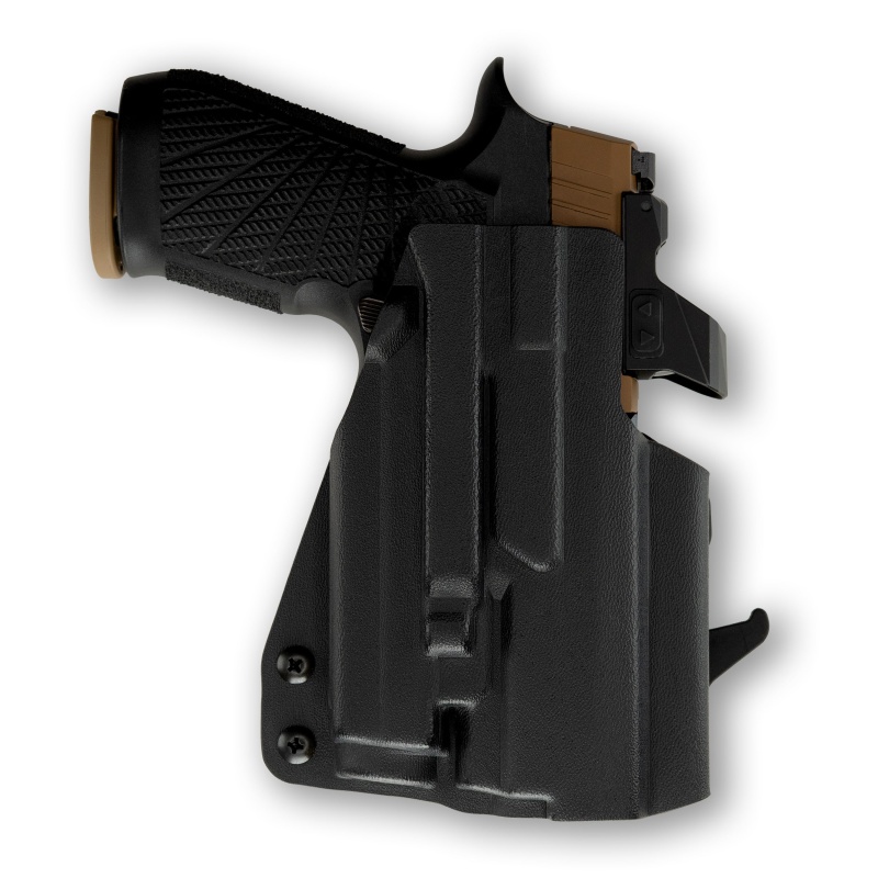 Sig Sauer P320-Xcarry Wilson Combat Grip Wcp320 With Olight Baldr S Light Red Dot Optic Cut Owb Holster