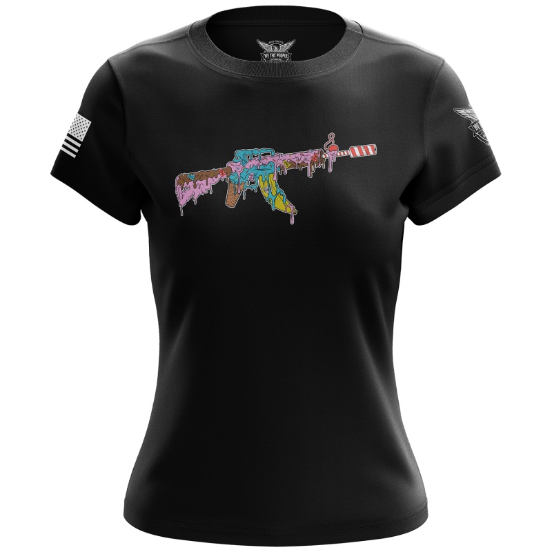 Ice Cream Ar-15 Women's Short Sleeve Shirt