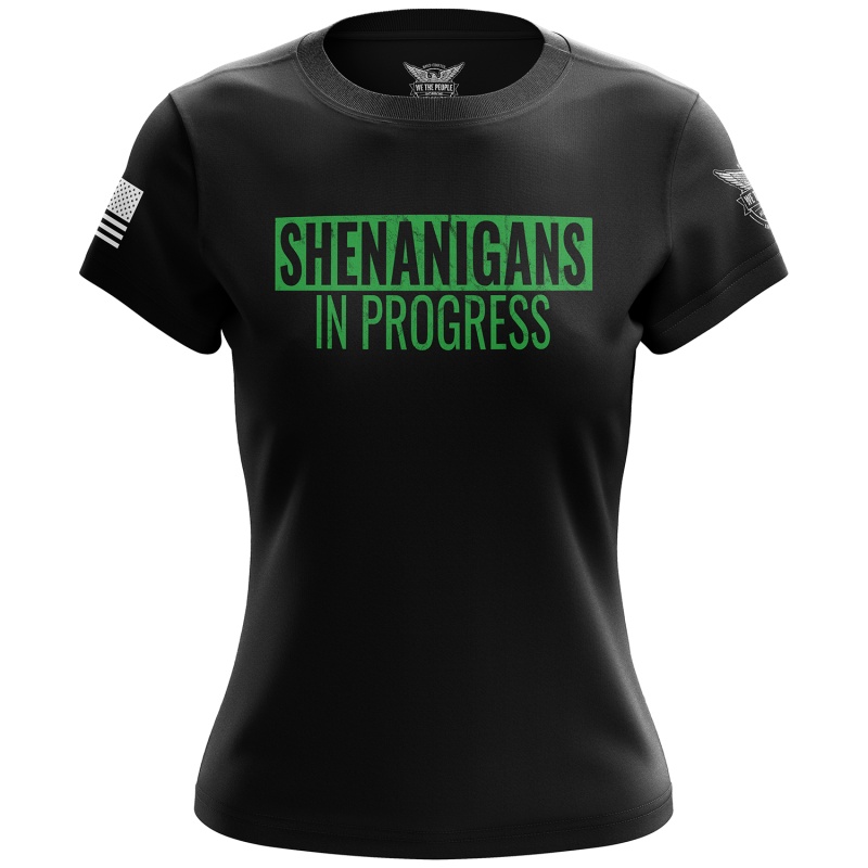 Shenanigans In Progress Women's Short Sleeve Shirt
