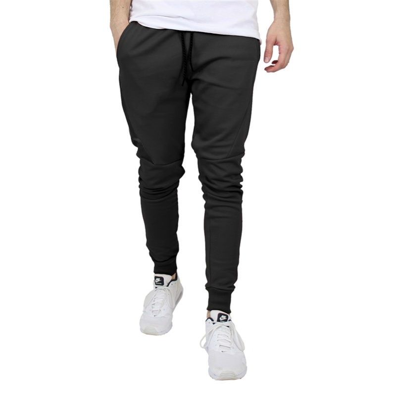 Wholesale Men's Drawstring Stretch Jogger Pants Grey