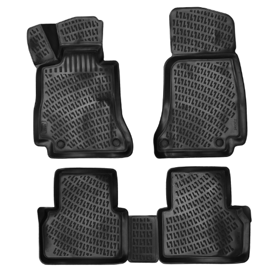 3D Rubber All Weather Floor Mat Set Compatible With Mercedes E Serie W213 2017-2019