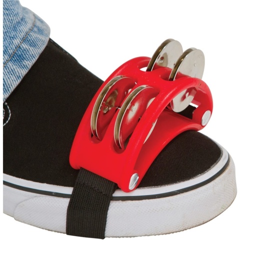 LP Foot Tambourine - High-Quality Percussion Instrument for Cajon and Guitar Players