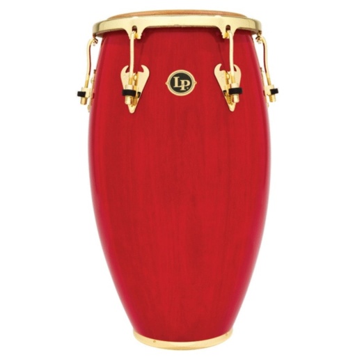 LP Matador 12-1/2" Wood Tumbadora, Red/Gold Tone