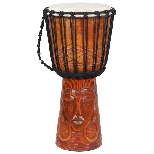 Mother Earth Djembe Drum, 10" Head x 20" Tall