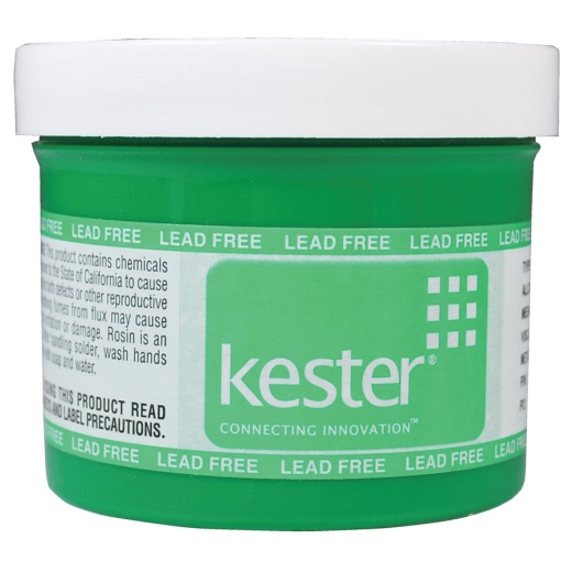 Kester 70-4021-1410 Solder Paste, No Clean, Lf, T4, Sn96.5Ag3cu0.5, 500G Jar, Np505-Hr Series