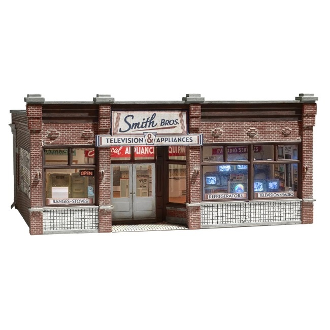 Woodland Scenics® Built & Ready® "Smith Brothers Tv & Appliance Store", N Scale