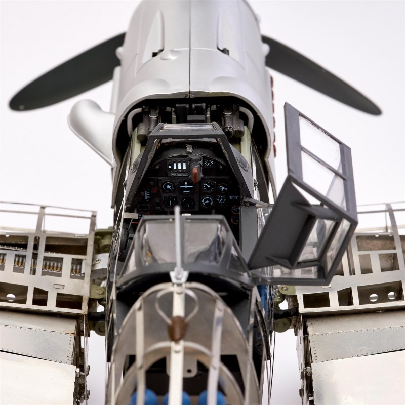 Artesania Latina® Messerschmitt Bf109g Metal & Plastic Model Aircraft Kit, 1/16 Scale