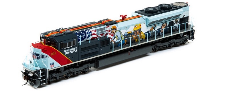 Kato Usa Emd Sd70ace Up #1111 "Powered By Our People" N Scale