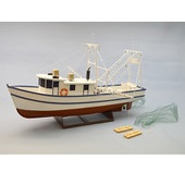 Dumas "Rusty The Shrimp Boat" Wooden Model Kit, 1/24 Scale