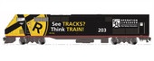 Kato Usa P42 Amtrak “Operation Life Saver” #203 Locomotive W/Esu Loksound5, N Scale