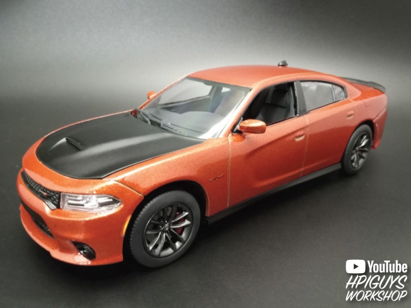 Amt 2021 Dodge Charger R/T Plastic Model Kit, 1/25 Scale