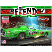 Atlantis® Tom Daniel "The Fiend Funny Car" Plastic Model Kit, 1/32 Scale