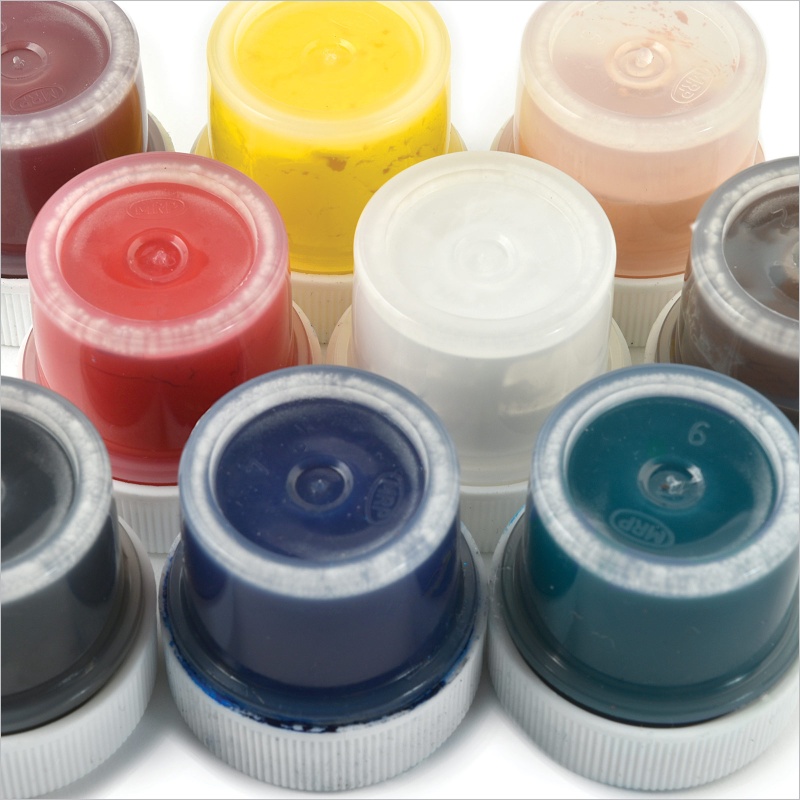 Spectralucent Liquid Pigments, 9-Pack Color Sampler