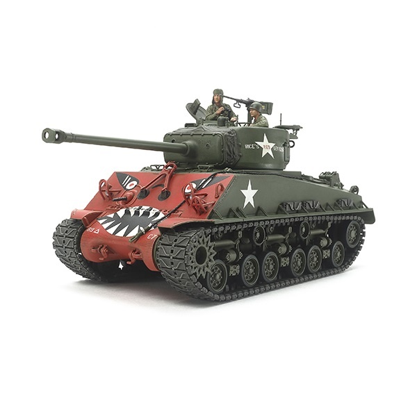 Tamiya Us Medium Tank M4a3e8 Sherman "Easy Eight" Plastic Model Kit, 1/35 Scale
