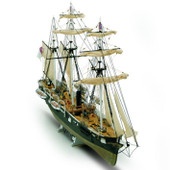 Mamoli Css Alabama - Plank On Bulkhead Ship Model Kit, 1/120 Scale