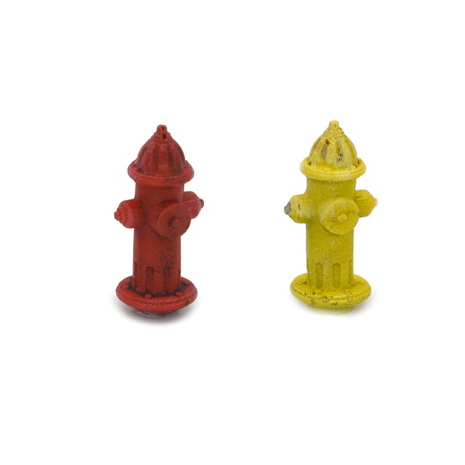 HO Scale Classic Fire Hydrant Set by SMI - Pack of 10