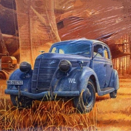 Roden 1938 Ford V8g81a Special Sedan Plastic Model Kit, 1/35 Scale