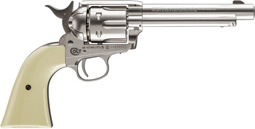 Rws Colt Saa Peacemaker Air Pistol .177\/Bb Co2 Nickel