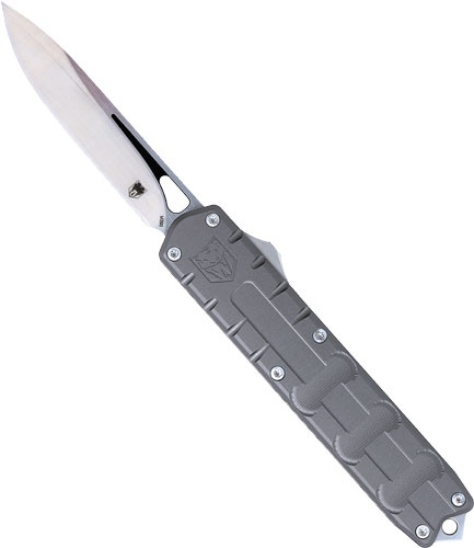 Cobratec Otf Enforcer Grey 3.25\" M390 Drop Point