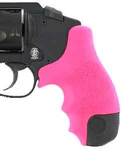 Hogue Grips S&W J Frame Rb Cent.\/Poly Bodyguard Pink