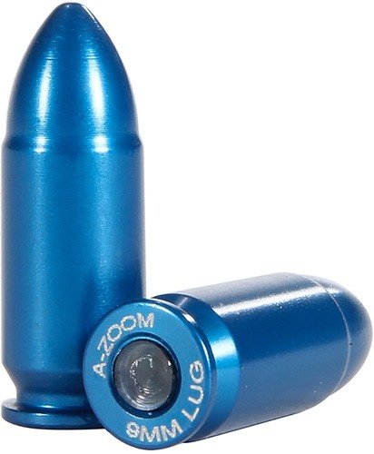 A-Zoom Metal Snap Cap Blue 9Mm Luger 10-Pack