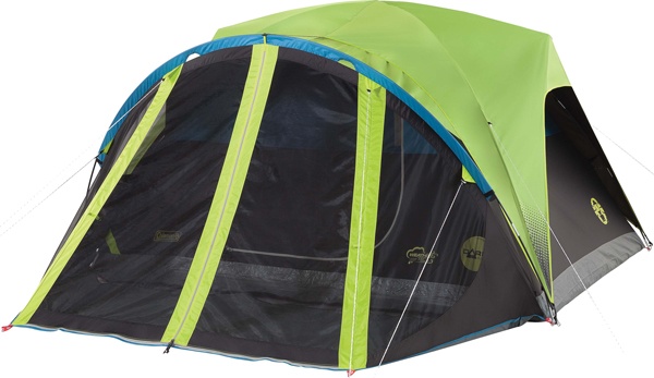Coleman Carlsbad Dome Tent W/ Screen Room 4 Person 9'X7'x4'