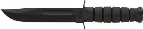 Ka-Bar Full Size Black Kabar Straight Edge 7\" W\/Sheath