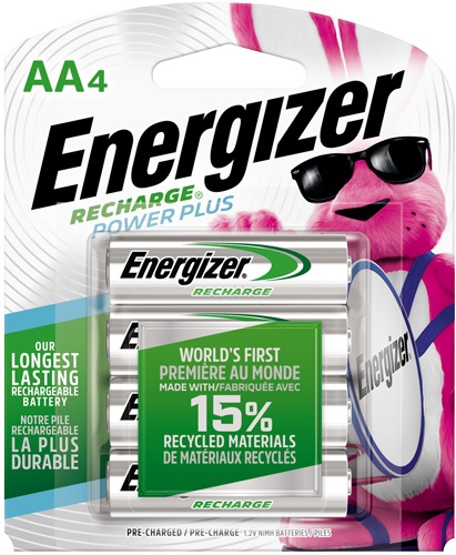 Energizer Rechargable Power Plus Batteries Aa 4 Pack