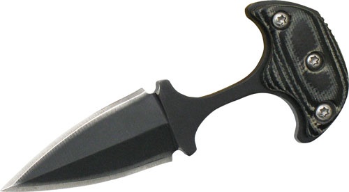 Abkt Elite Neck Knife 1.25\" Blade W\/ Sheath & Neck Chain