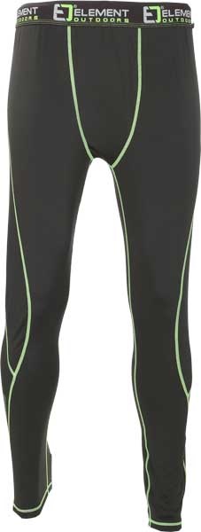 Element Outdoors Base Layer Thermal Underwear Black Large