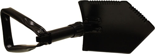 Red Rock Military Tri-Fold Shovel W/ Case 23" Open Black