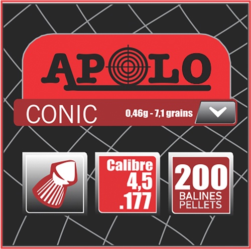 Hatsan Apolo 177 Conic 7.1Gr 200 Pack